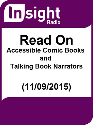 cover image of Read On: Accessible Comic Books and Talking Book Narrators (11/09/2015)